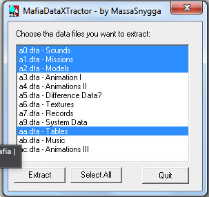 Mafia Data Xtractor 1.1